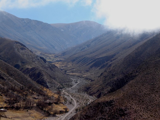 Going down to the valley