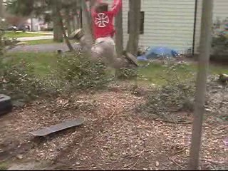 Going full speed into mulch