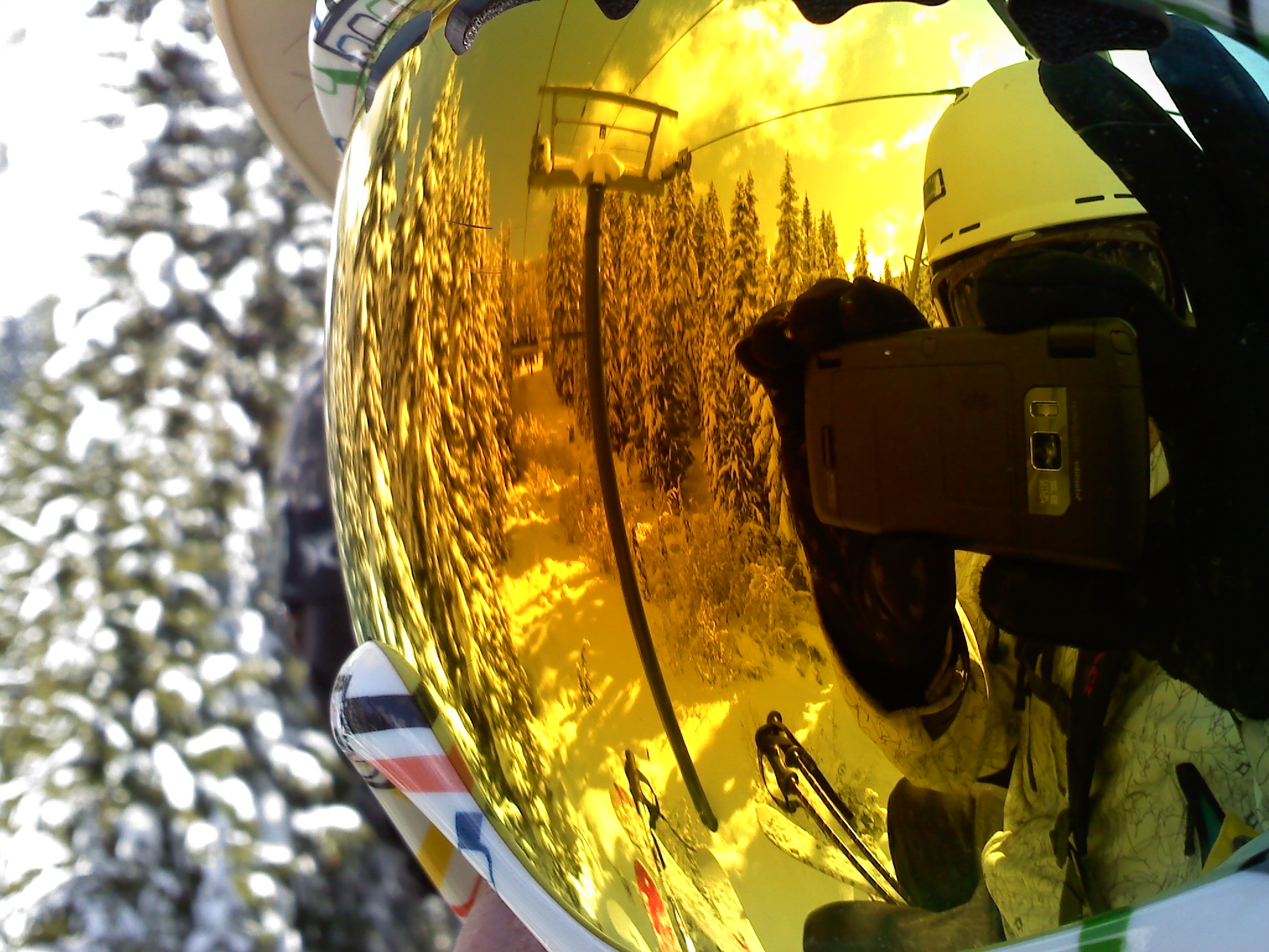 Going up Chinook at Crystal