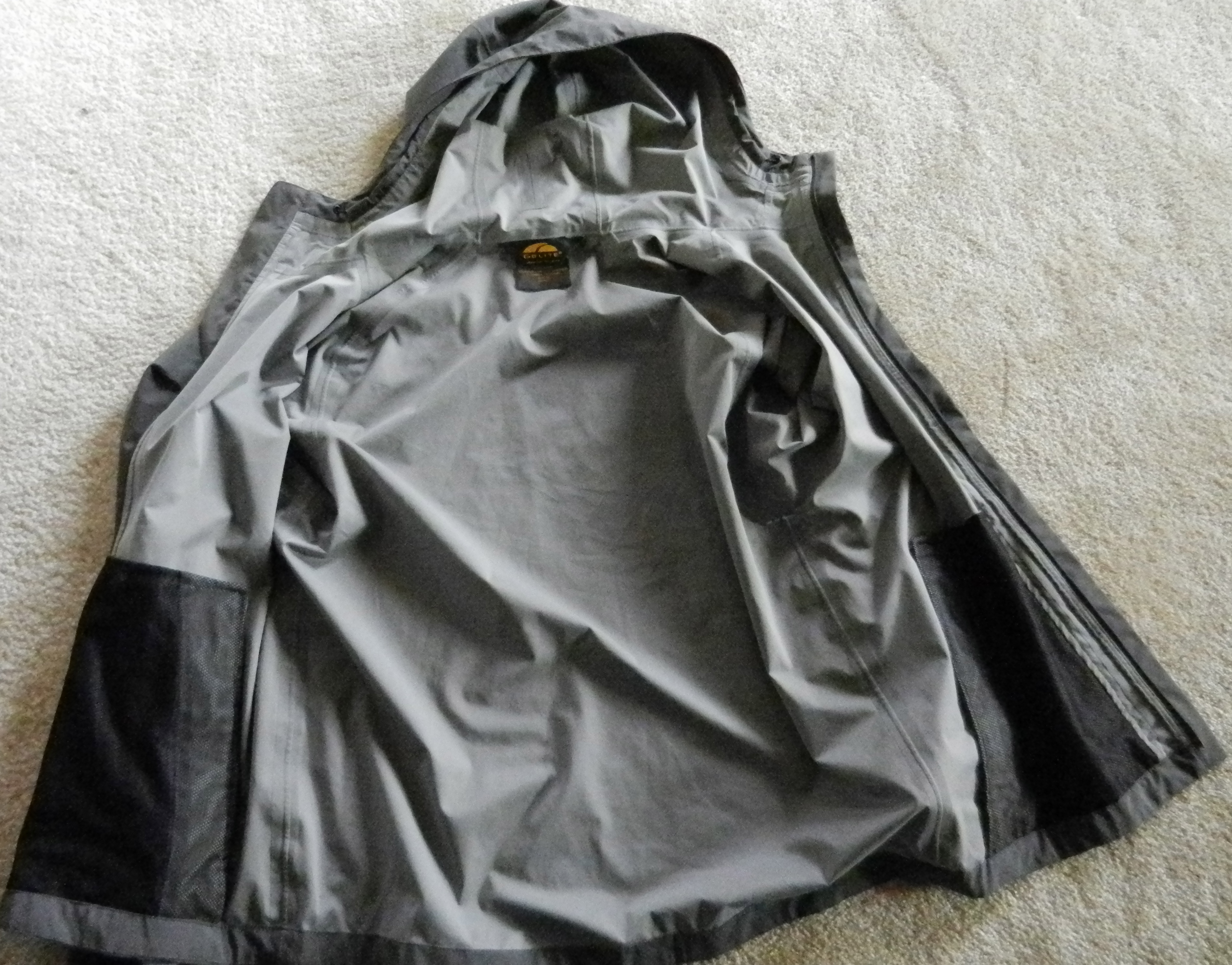golite jacket inside