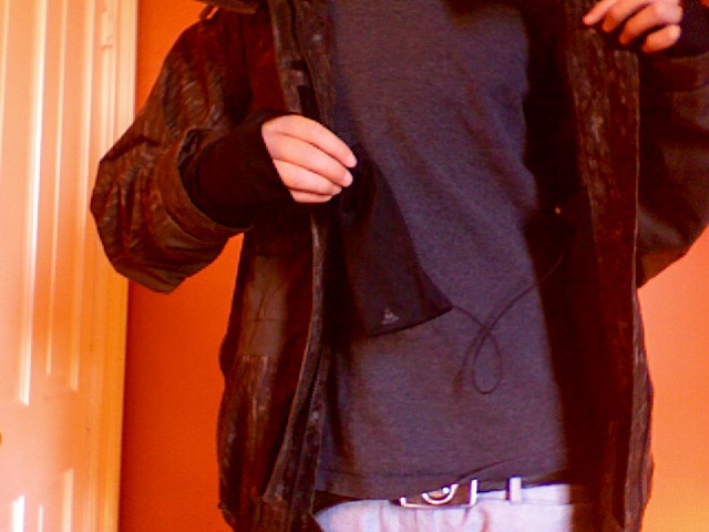 Googles holder connects to big A** pocket