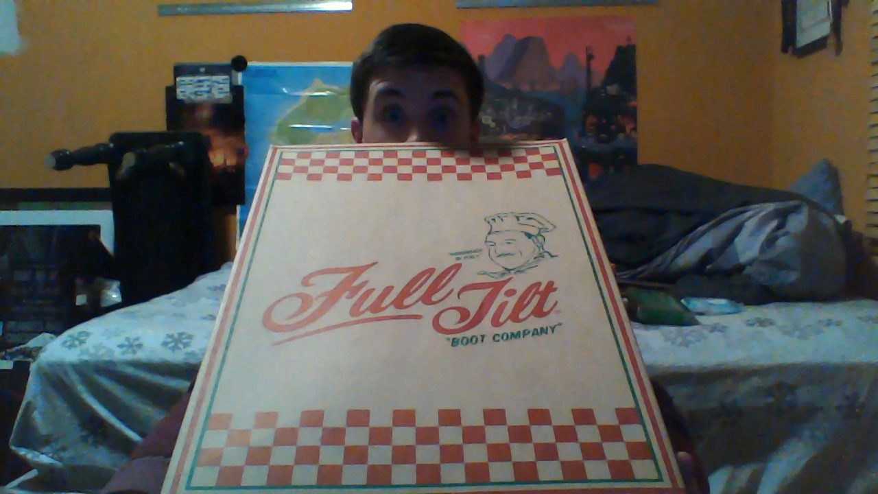 Got a big box of pizza for christmas