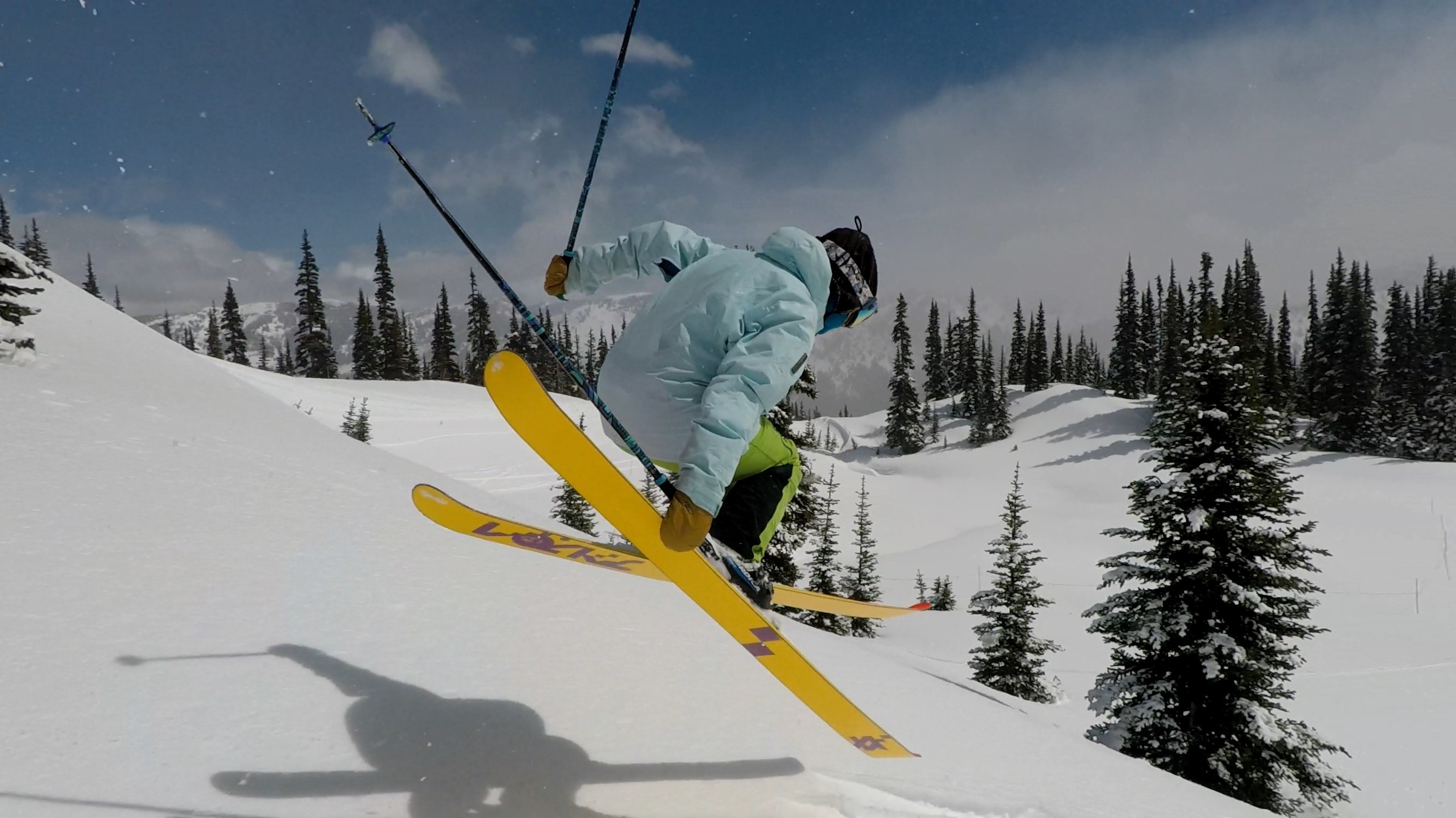 Grabbing into some April Pow