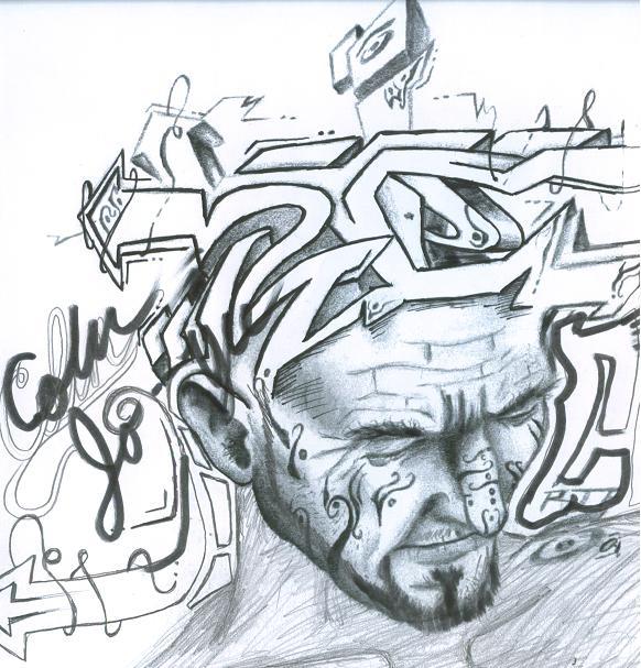 Graffitti Head