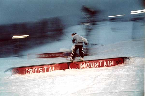 Greasing the flat rail (nice pan effect)
