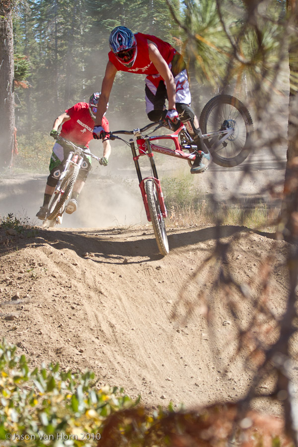Greg Minnaar and Steve Peat