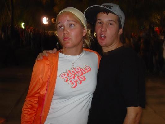 Grete and her boyfriend matt