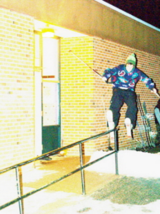 Grindin some rail in boise