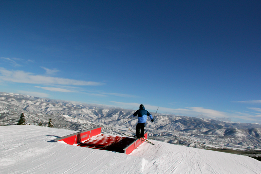 Grinding in the mountains 