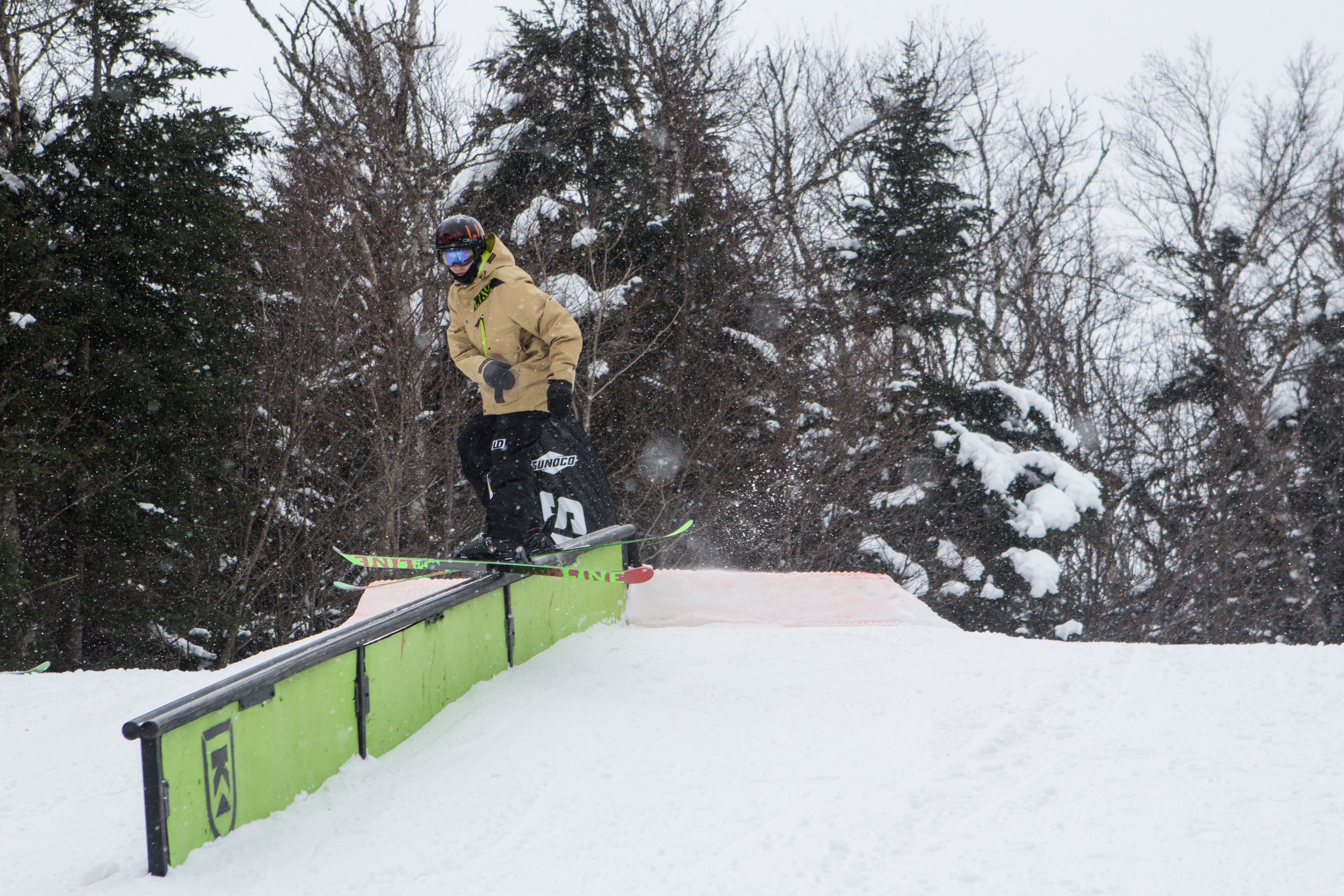 Grippin' at the K-Town Showdown Rail Jam.