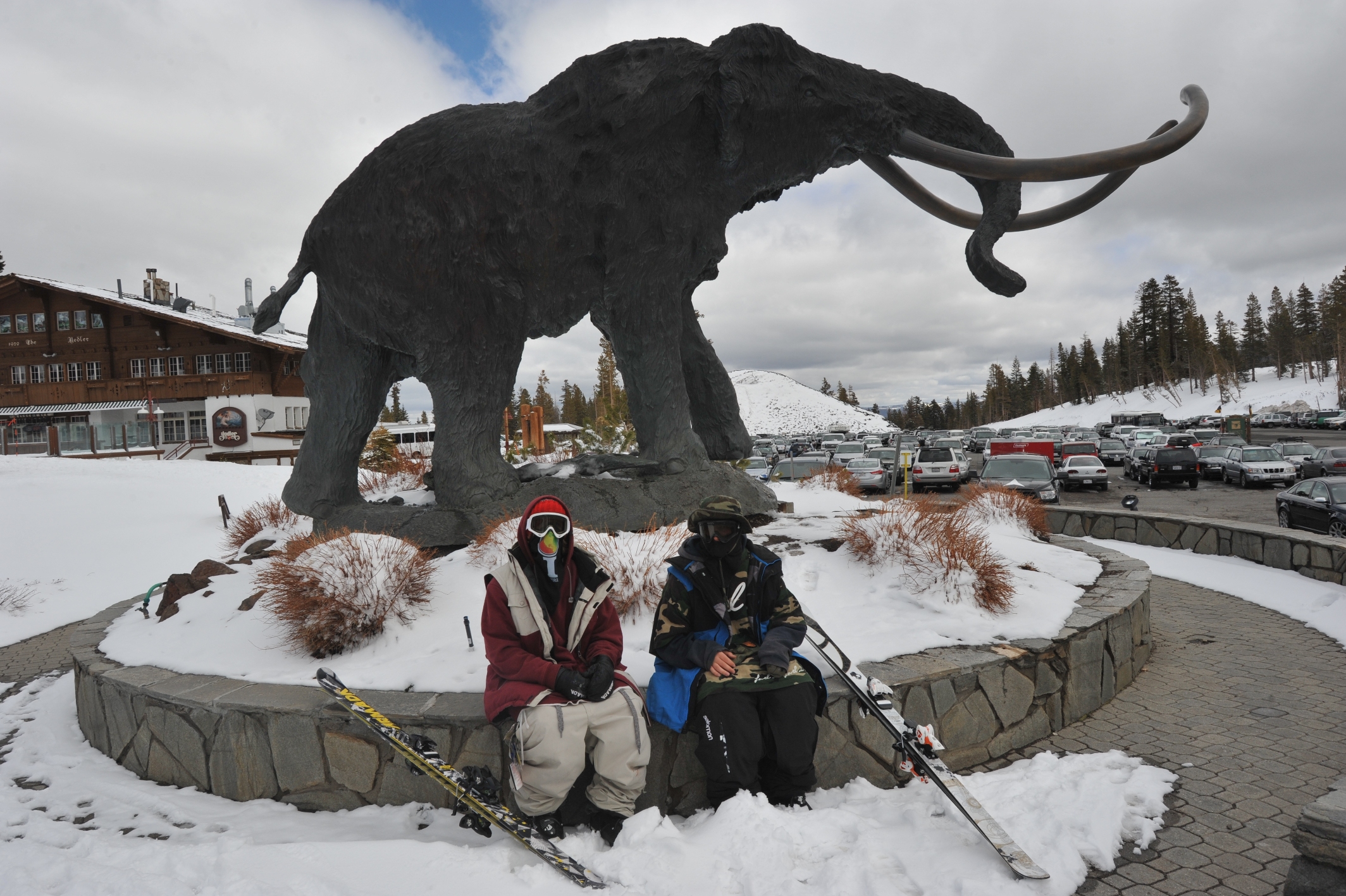 Guess who's filming in Mammoth
