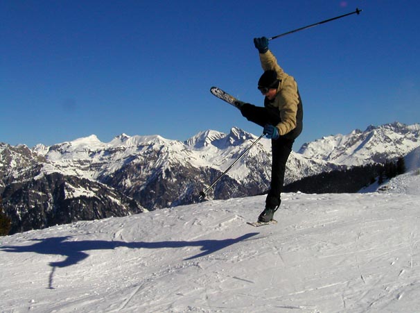 ha ha ha... damn snowbladers