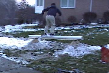 haha, this was my first day sliding rails