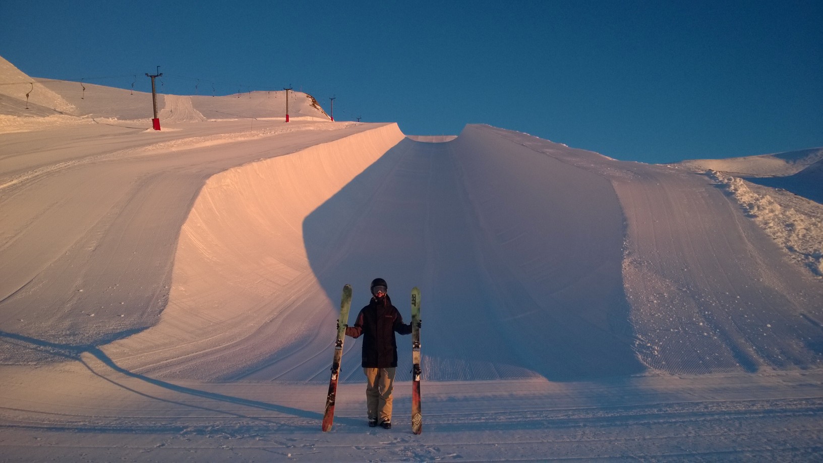 Halfpipe in the morning