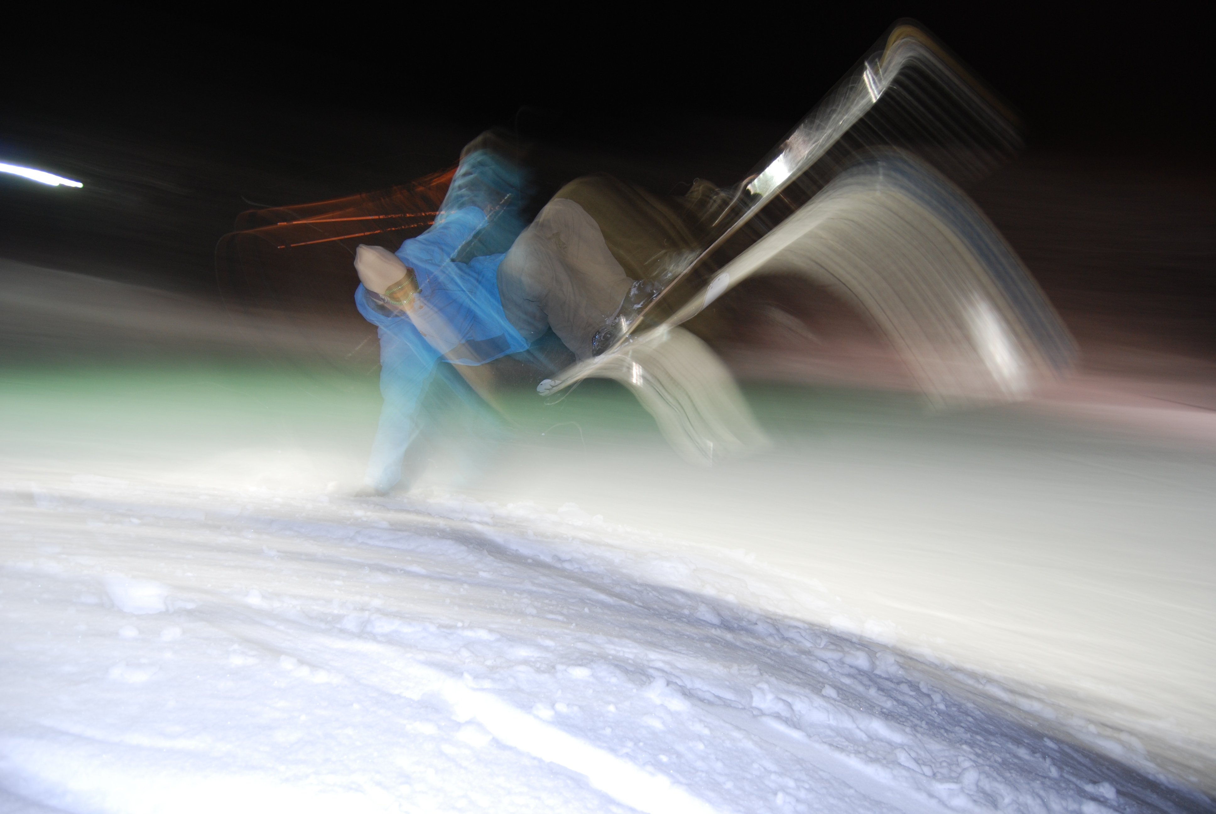 Hand drag, colours all over