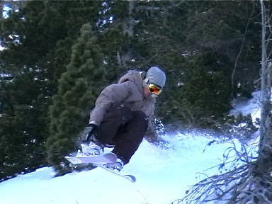 Hand drag on a little cliff