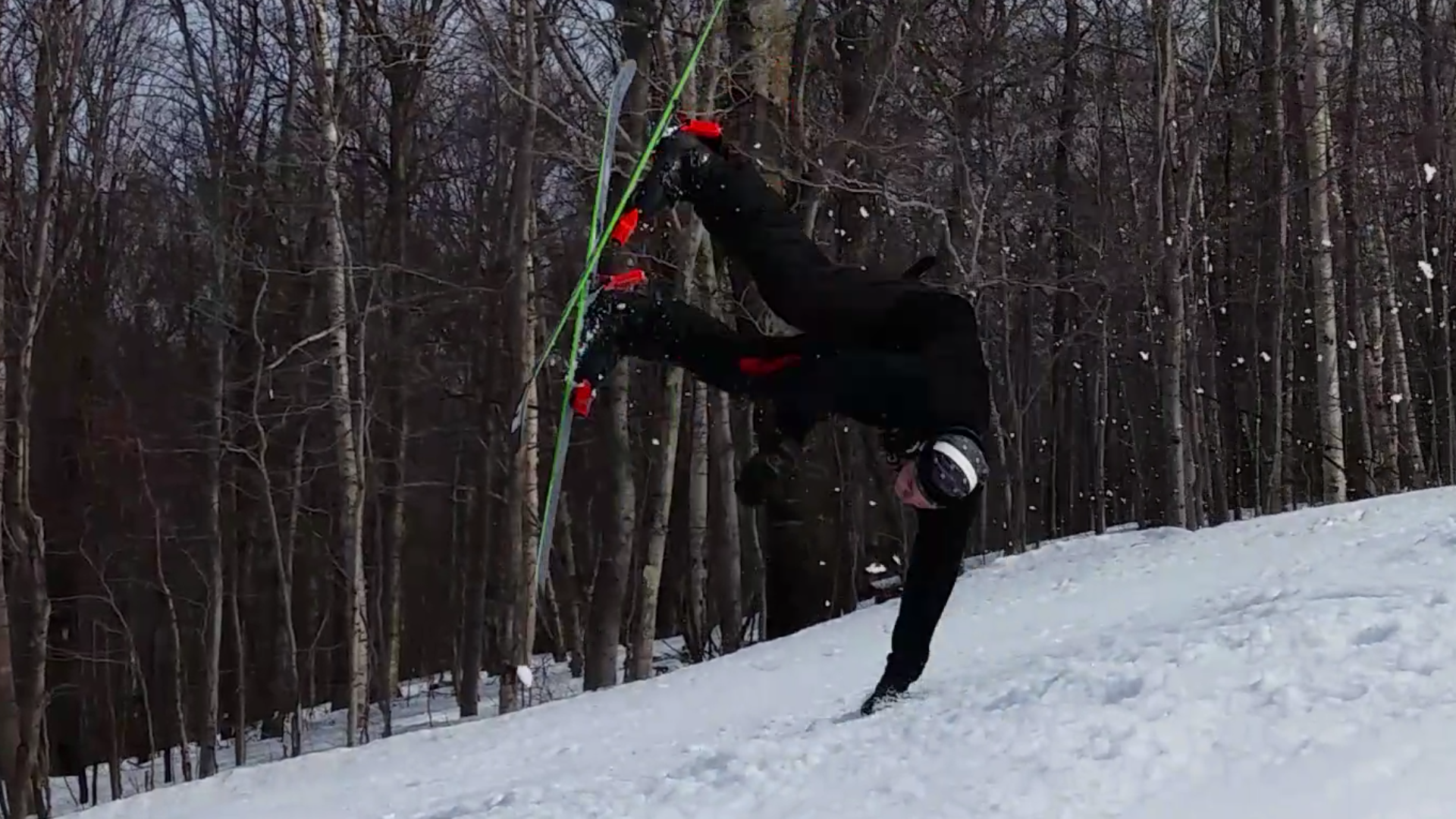 handplant to face drag