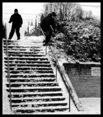 Handrail in Gävle, Sweden