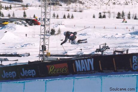 Hannah Epps at the Womens Superpipe Jam Winter X games 2004