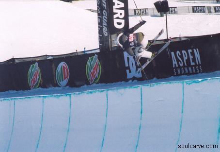 Hannah Epps at the Womens Superpipe Jam Winter X games 2004