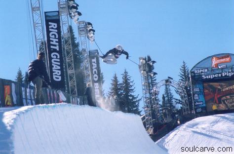 Hannah Epps at the Womens Superpipe Jam Winter X games 2004