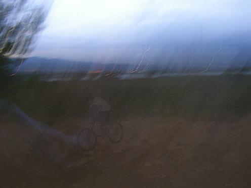 hard 2 see but its a 6footer on a bike