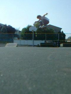 Hardflip off kicker