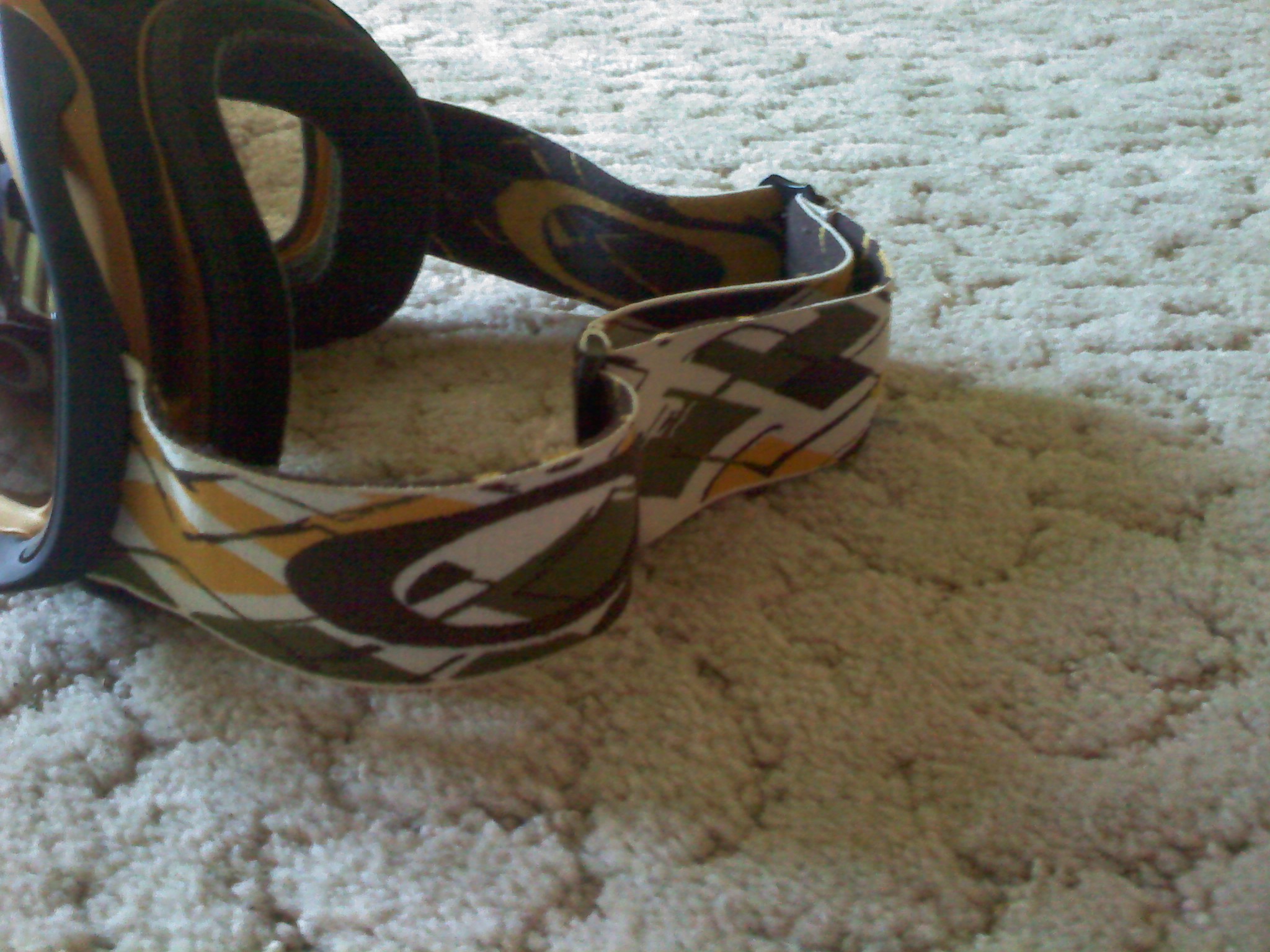 Harvest gold Argyle strap