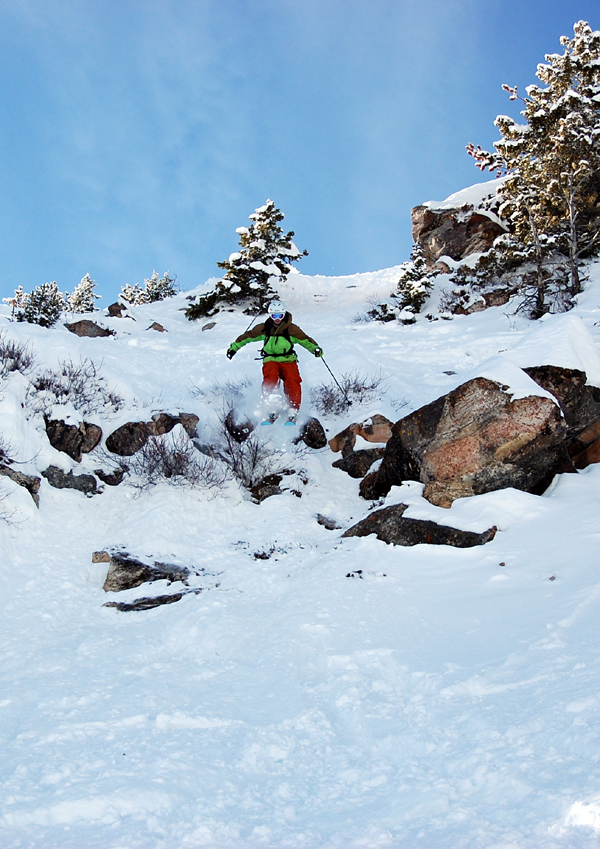 Haulin' over some rocks