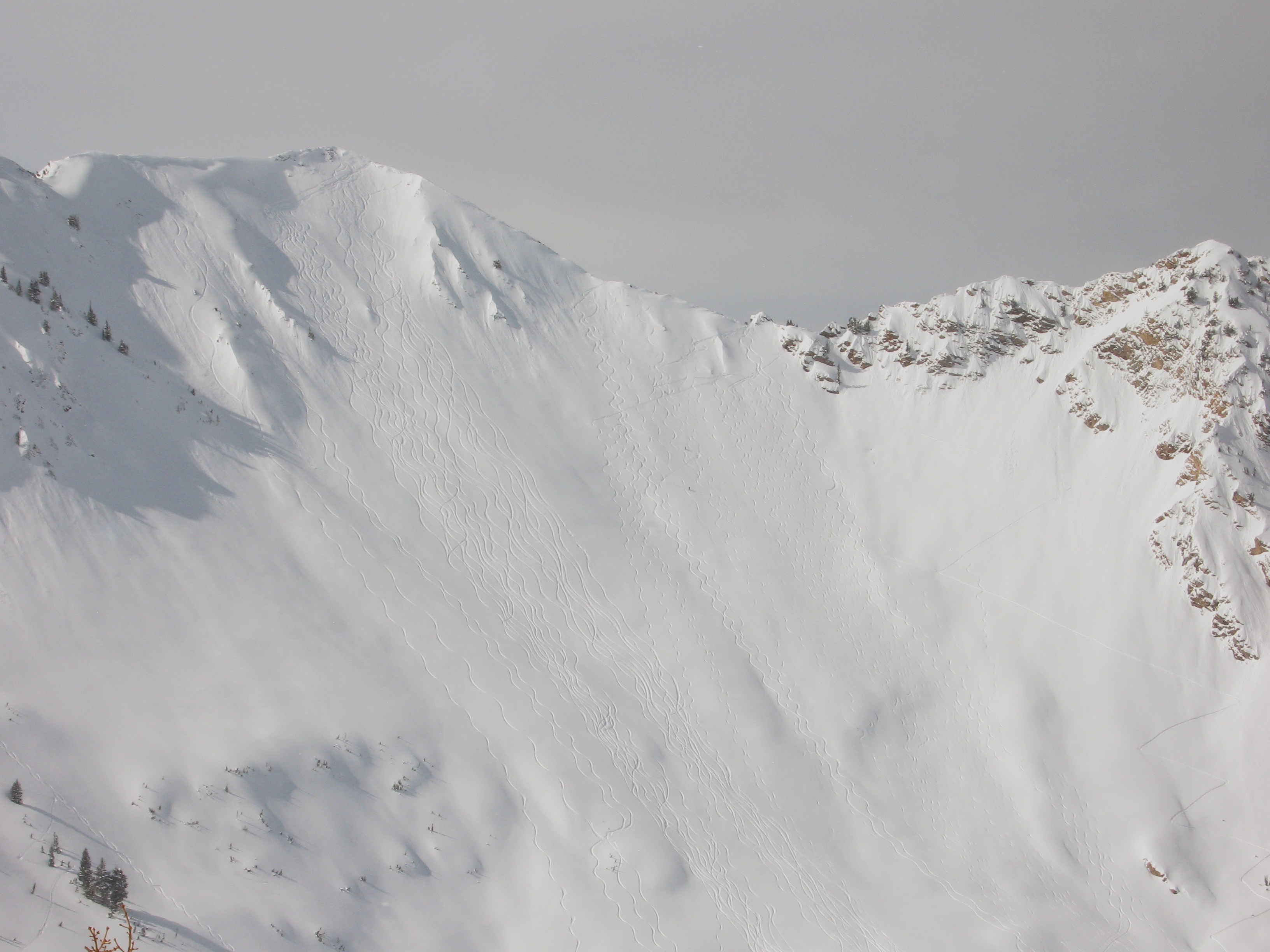 Heli skiin- utah, cardiac ridge