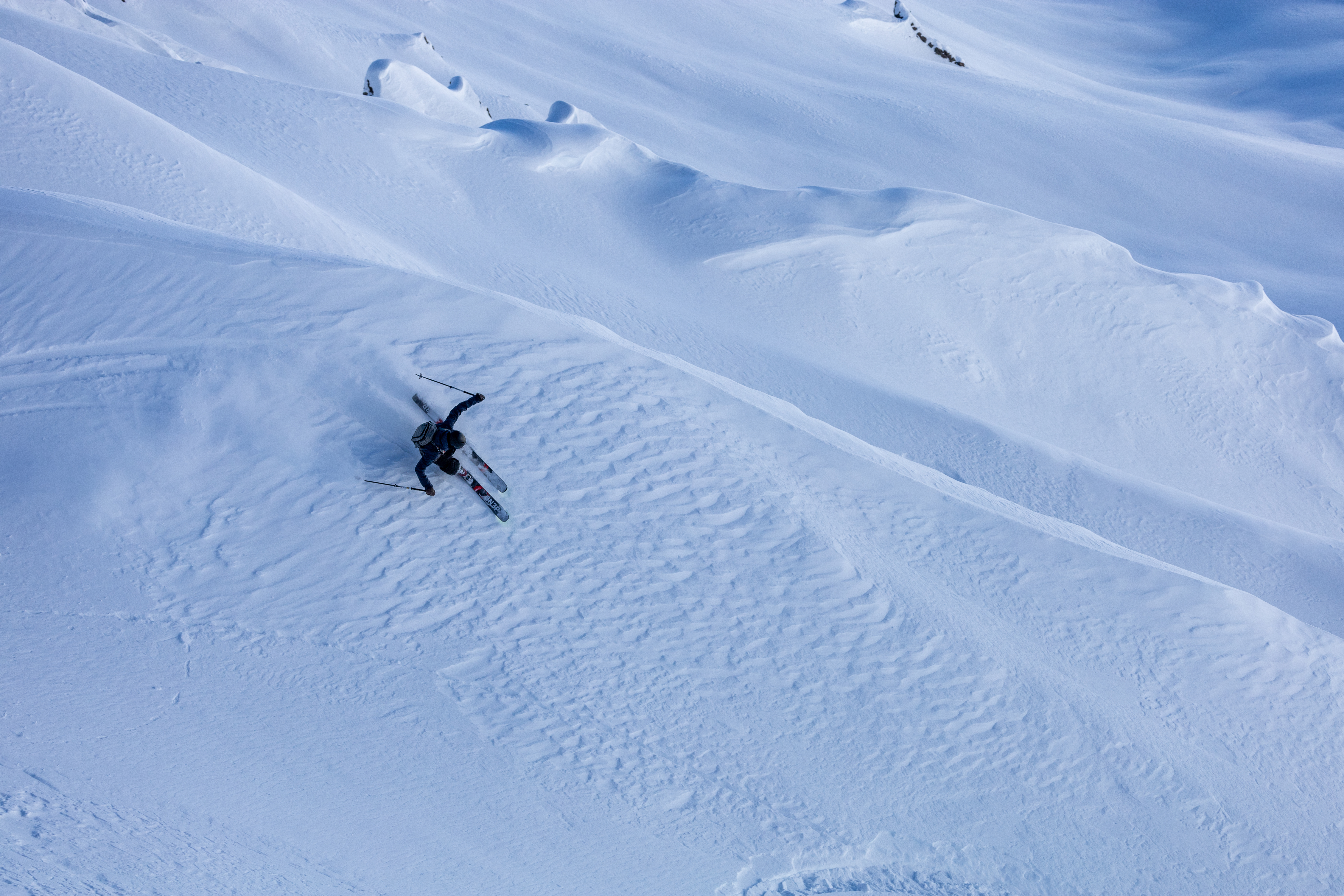 Heli skiing in chile (parraguirre zone , border with argentina)