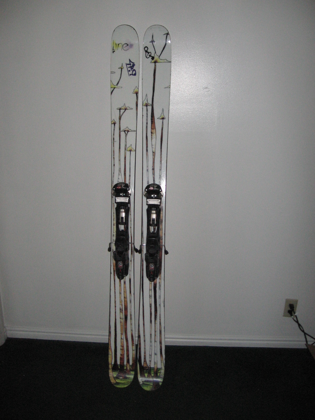 Here is a picture of the skis