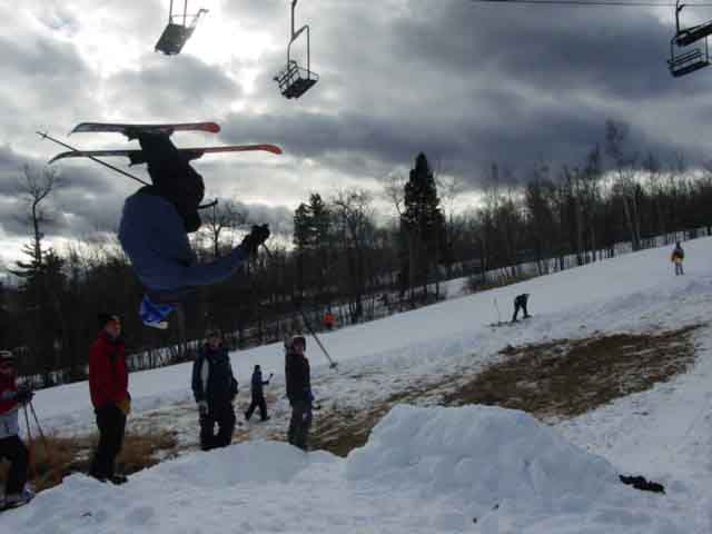 he's just like floating there man