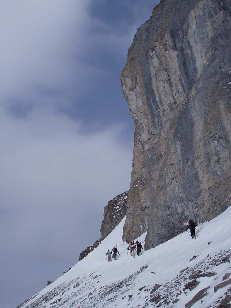 Hicking to the L chute... or Cream