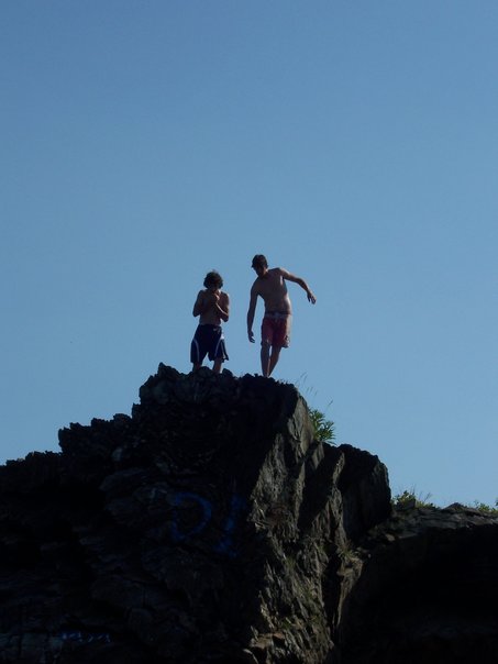 Hidden Cliff jumping