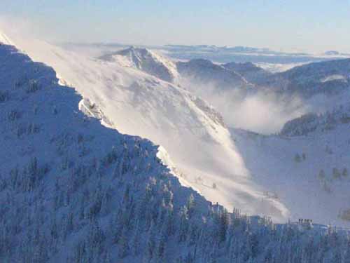 High Baldy Traverse in the morning
