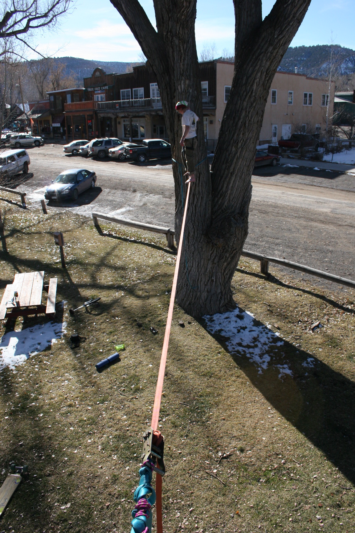 High slack lineing