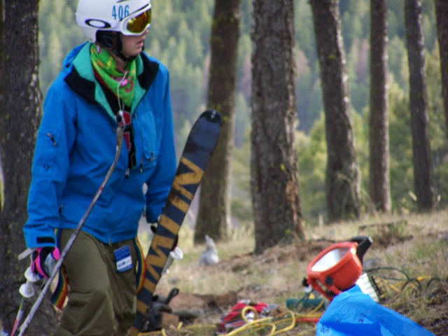 Hiking at The Rail Jam At Great Divide