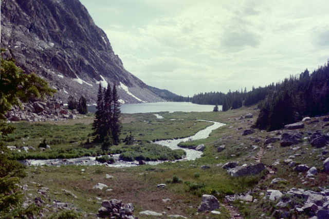 Hiking back from Sheepherder and Lake Eunice