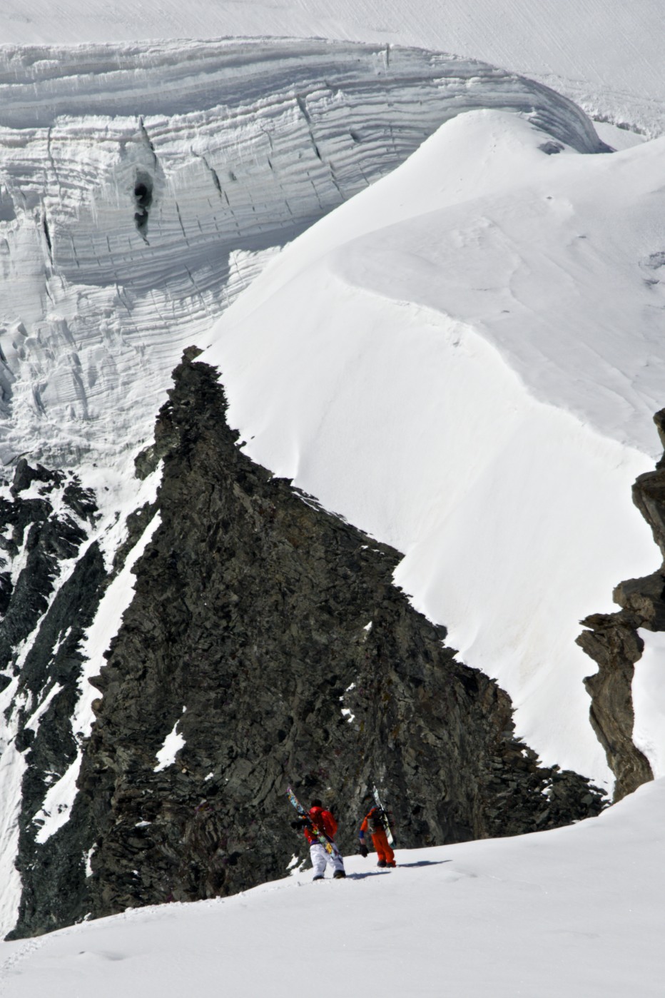 Hiking for lines Mid-Summer, Switzerland