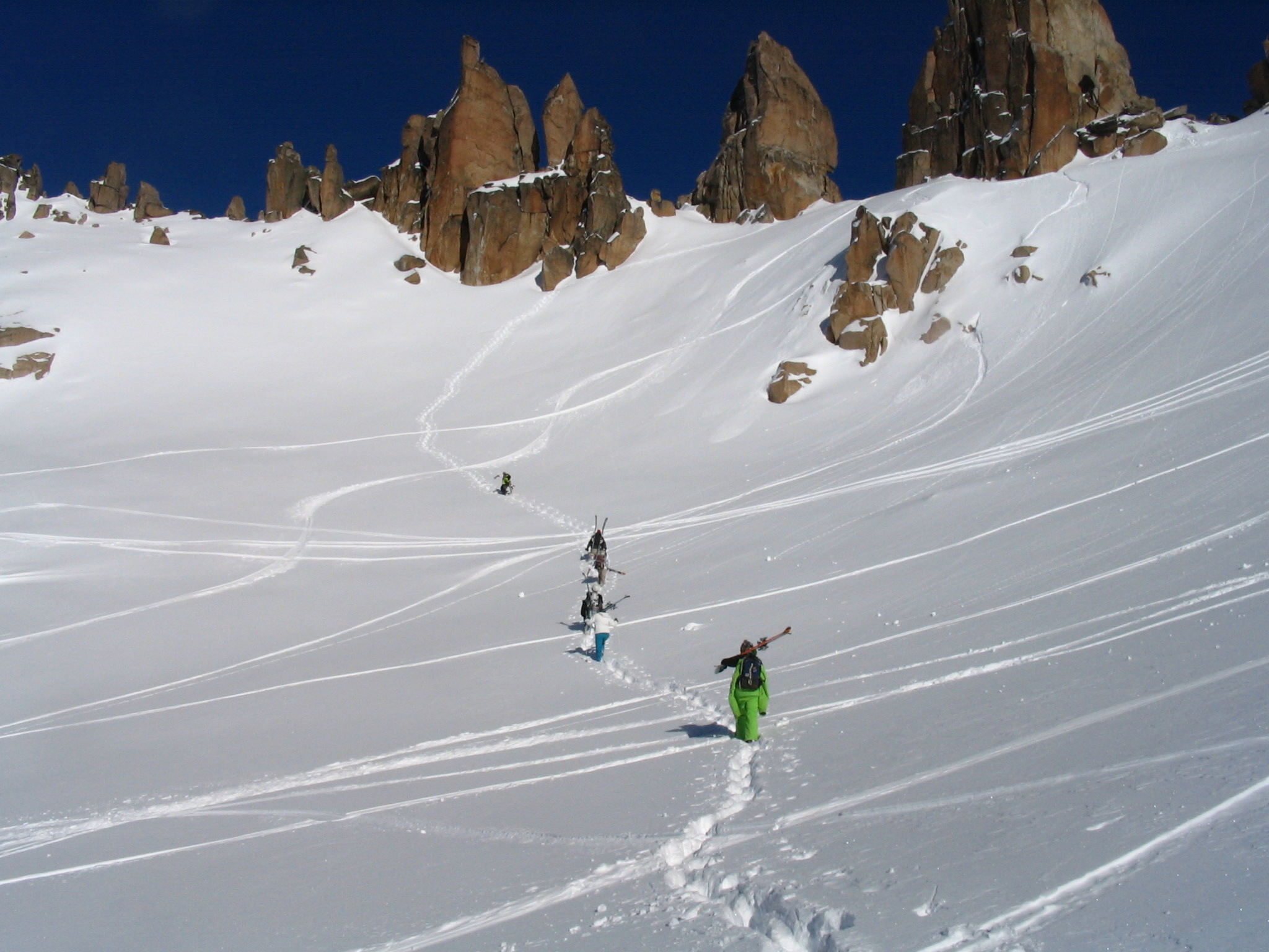 Hiking into paridise
