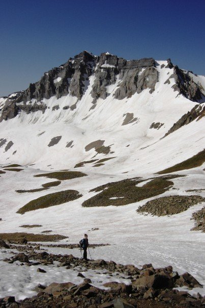 Hiking through the Sneffels Range