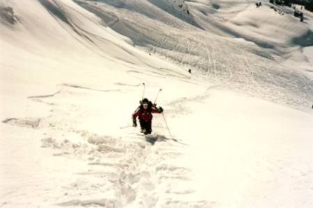 Hiking up above Ziggy's