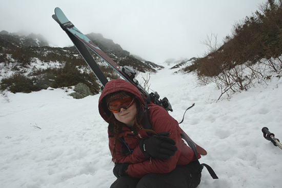 Hiking up Hillman's Highway