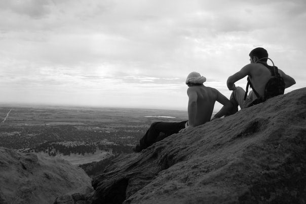 Hiking with the buddies