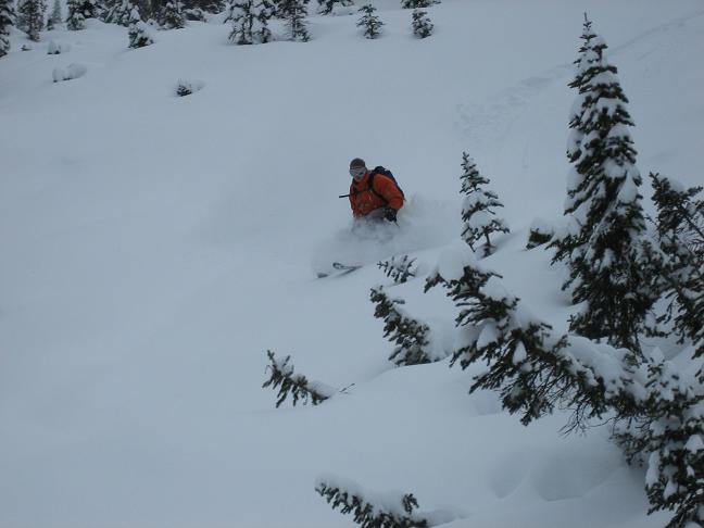 Hittin' some pow