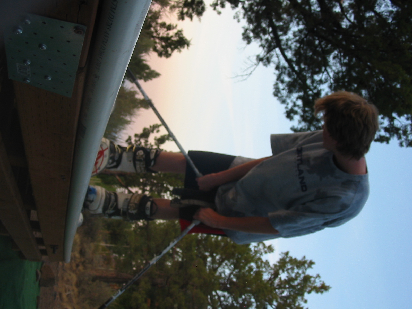 Hitting my backyard setup - 4 of 4