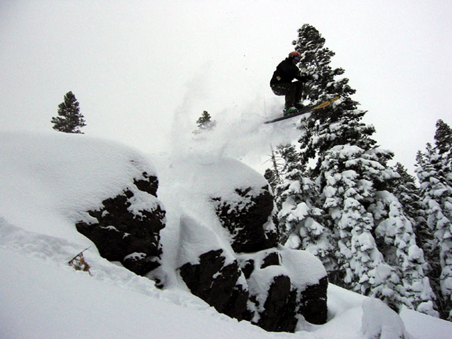 hitting my favorite little cliff