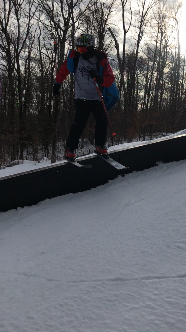 Hitting the down rail at Carinthia
