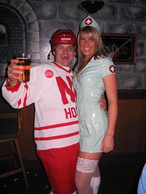 hockey player and Nurse